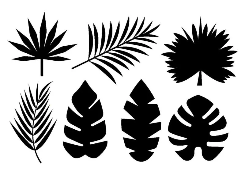 Plantillas de Hojas - Imágenes para descargar e imprimir gratis Plantillas de Hojas - Imágenes para descargar e imprimir gratis