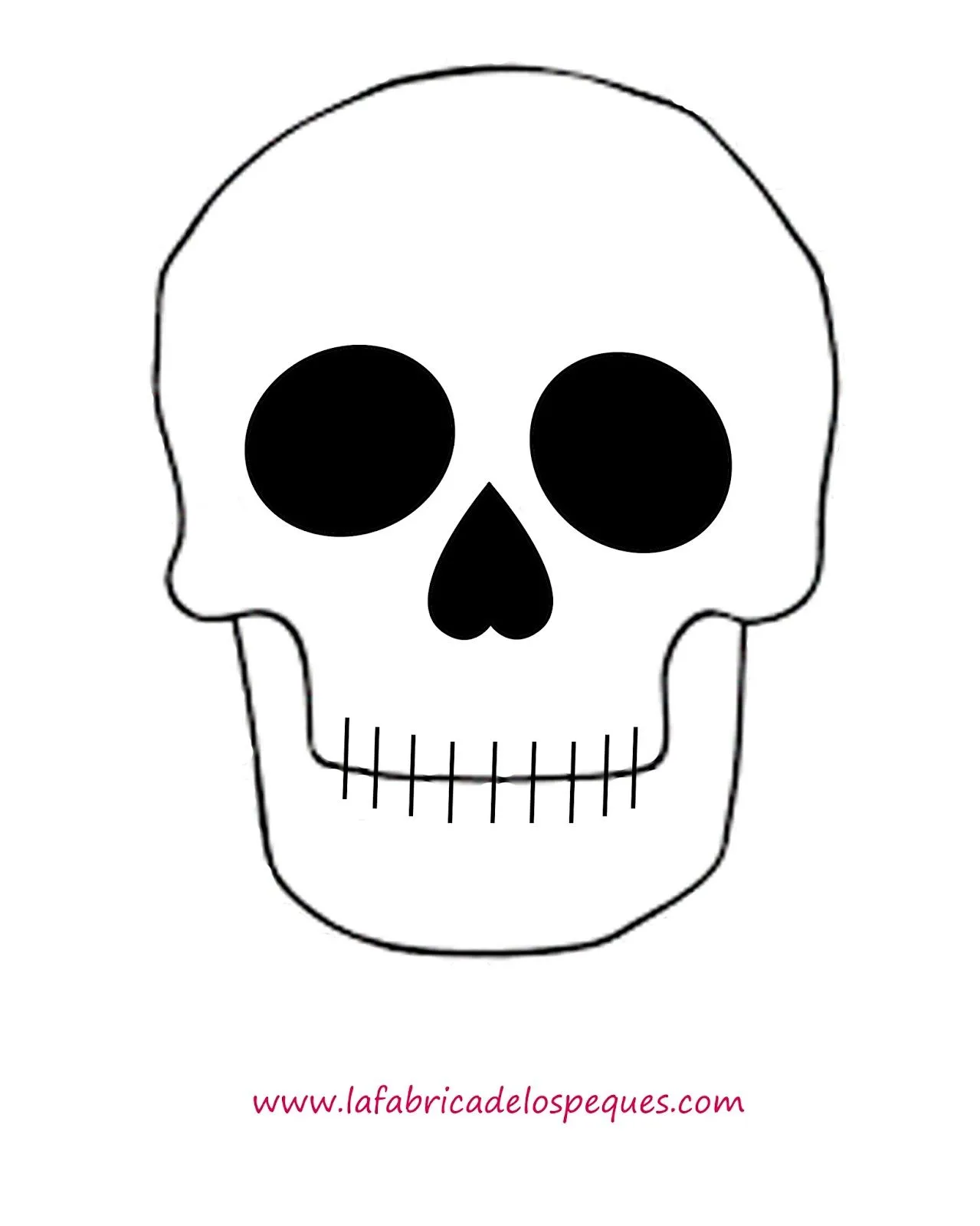 Plantillas e imprimibles gratis para Halloween: calaveras, calabazas y fantasmas. - La fábrica de los peques Plantillas e imprimibles gratis para Halloween: calaveras, calabazas y fantasmas. - La fábrica de los peques