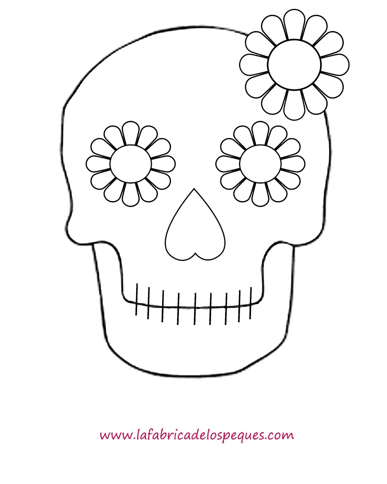 Plantillas e imprimibles gratis para Halloween: calaveras, calabazas y fantasmas. - La fábrica de los peques Plantillas e imprimibles gratis para Halloween: calaveras, calabazas y fantasmas. - La fábrica de los peques