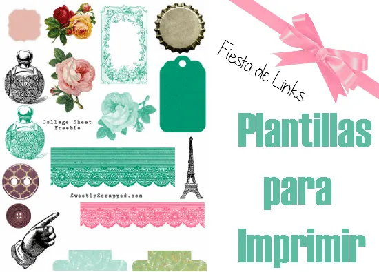 Plantillas para Imprimir.Etiquetas,Calendarios,Ribbons,Notas ...