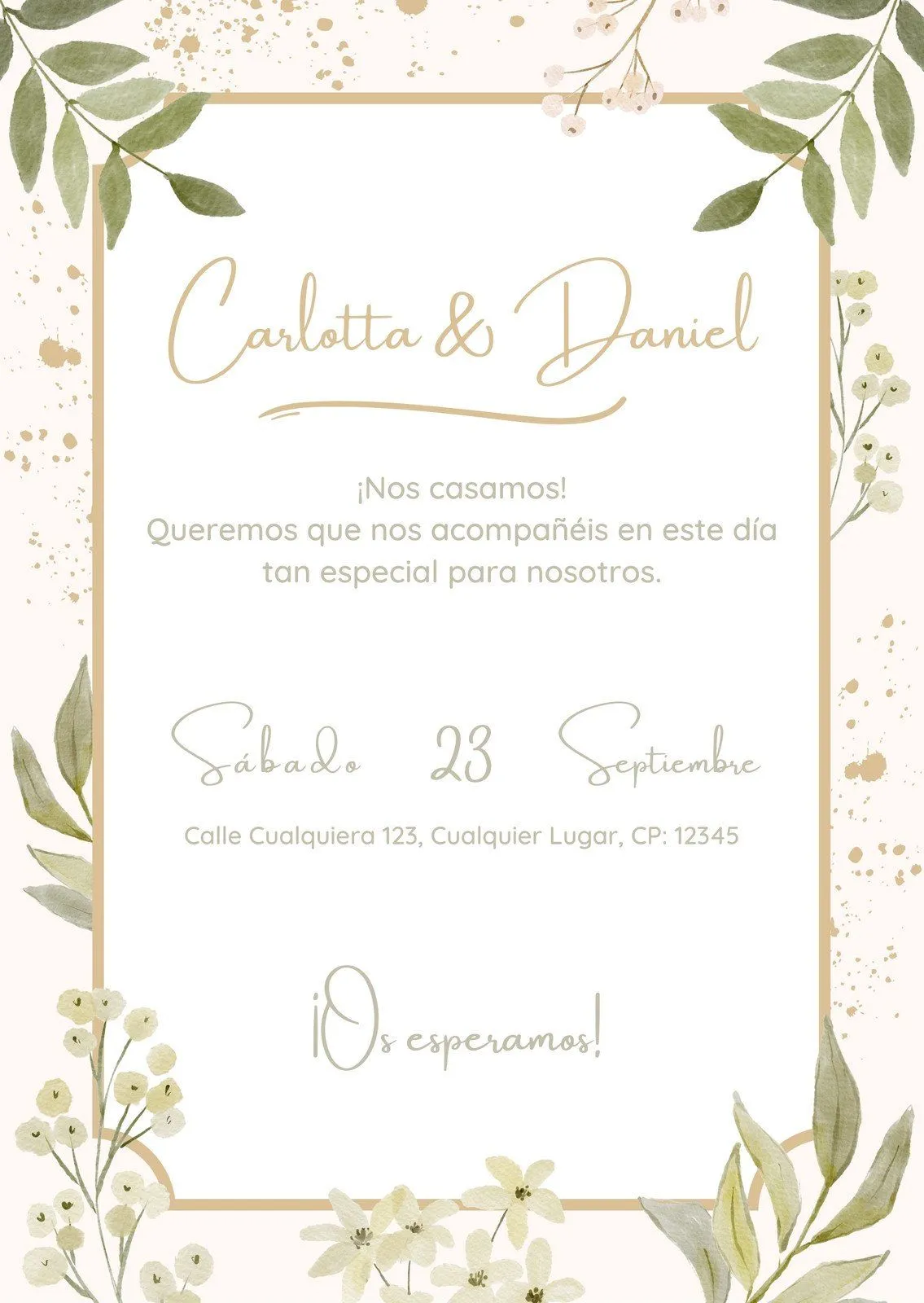 Plantillas para invitación de boda gratis | Canva Plantillas para invitación de boda gratis | Canva