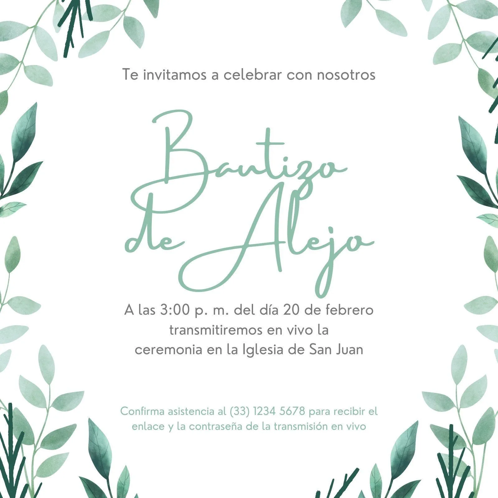 Plantillas para invitaciones de bautizo gratis | Canva Plantillas para invitaciones de bautizo gratis | Canva
