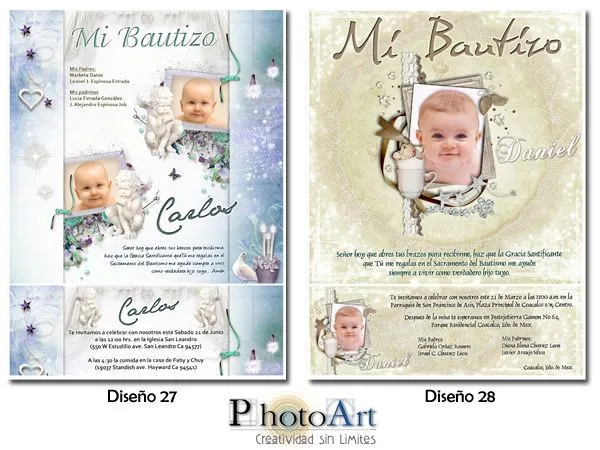 Plantillas para invitaciones de bautizos gratis - Imagui | Ev için ...