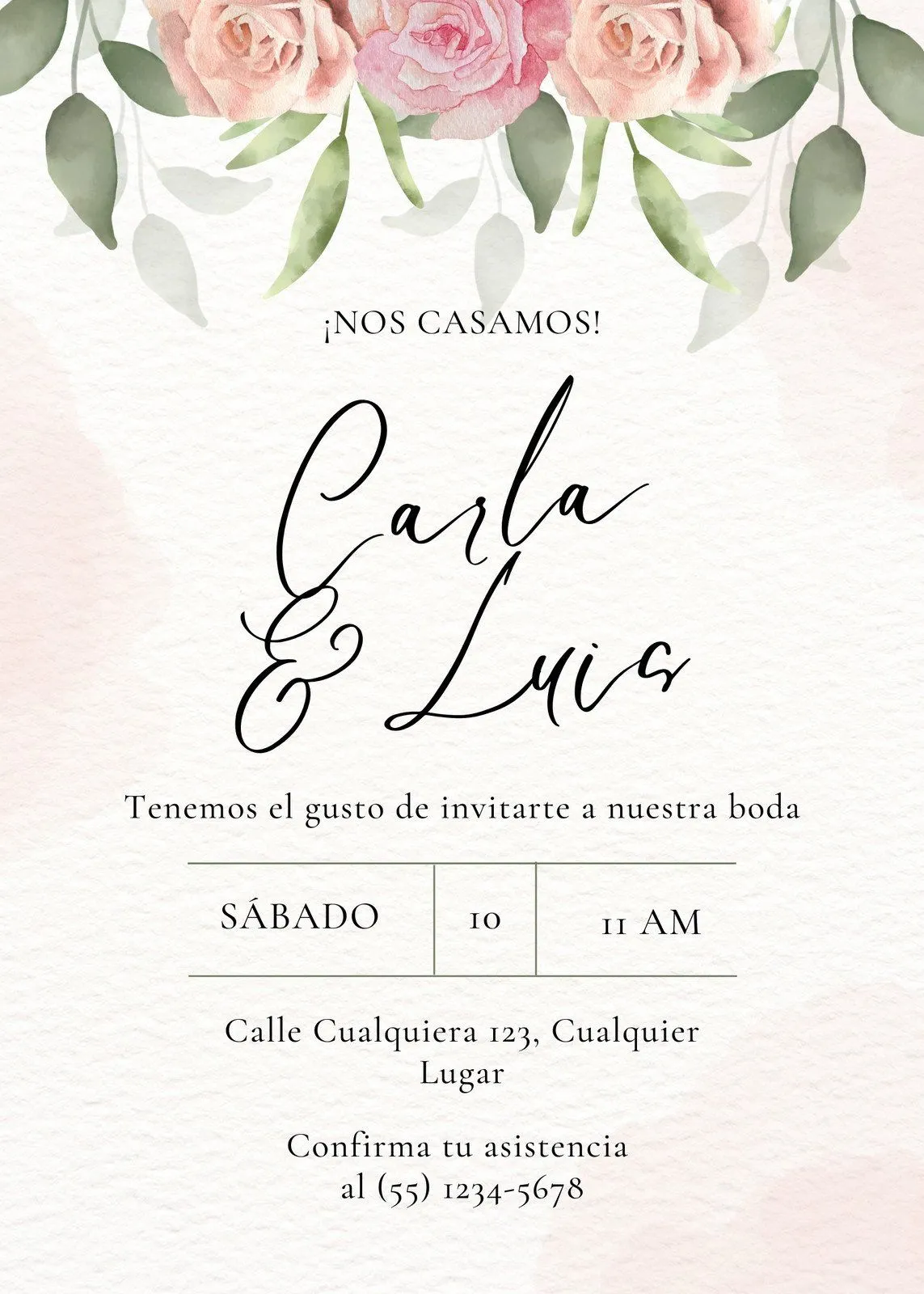 Plantillas para invitaciones de boda gratis | Canva Plantillas para invitaciones de boda gratis | Canva