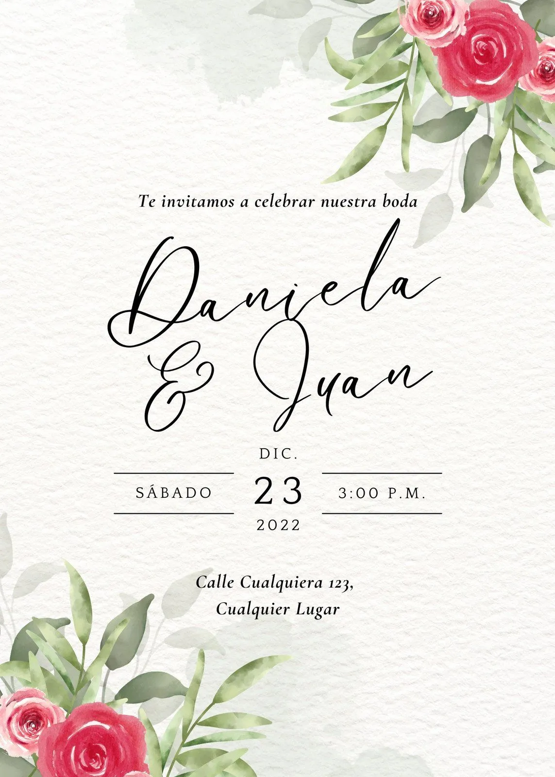 Plantillas para invitaciones de boda gratis | Canva Plantillas para invitaciones de boda gratis | Canva