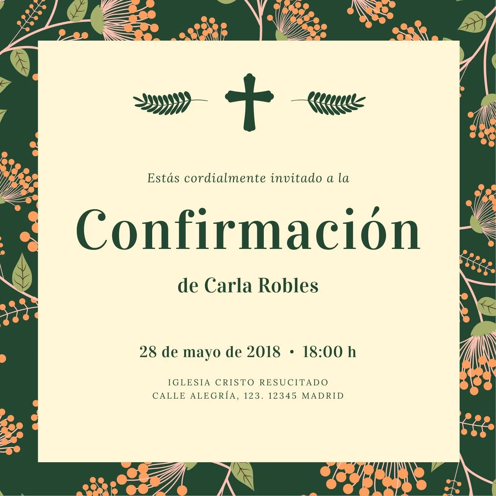 Plantillas de Invitaciones a confirmación | Canva