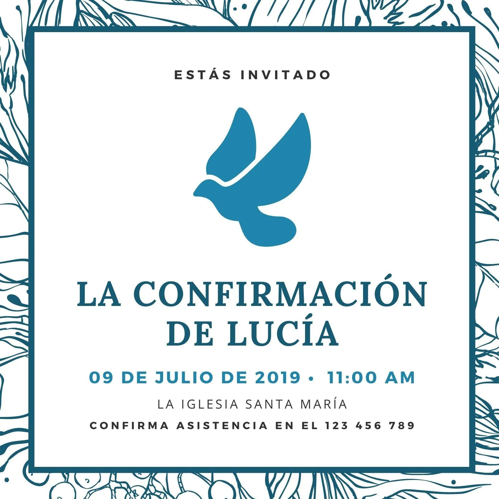Plantillas de Invitaciones a confirmación | Canva