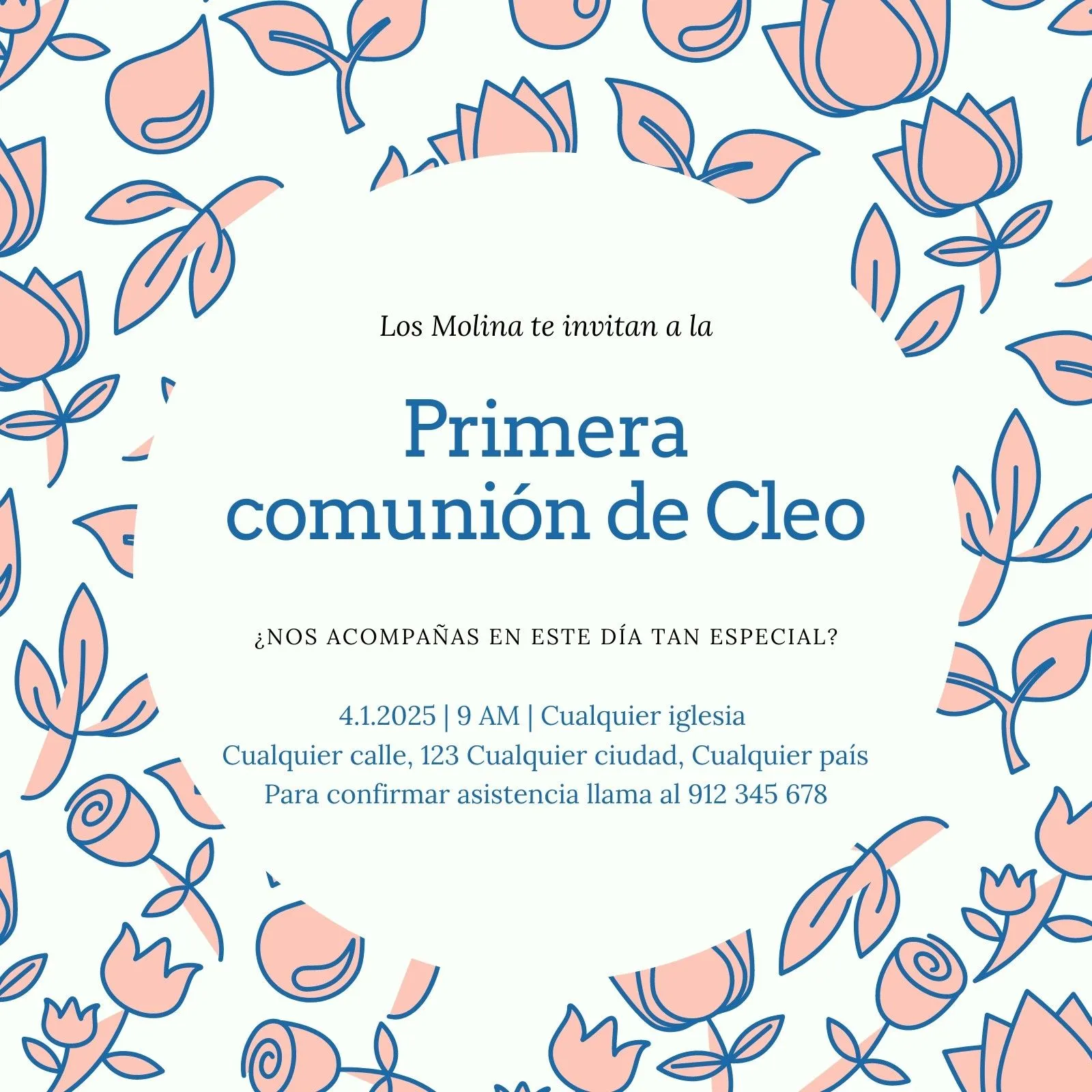 Plantillas de Invitaciones a confirmación | Canva