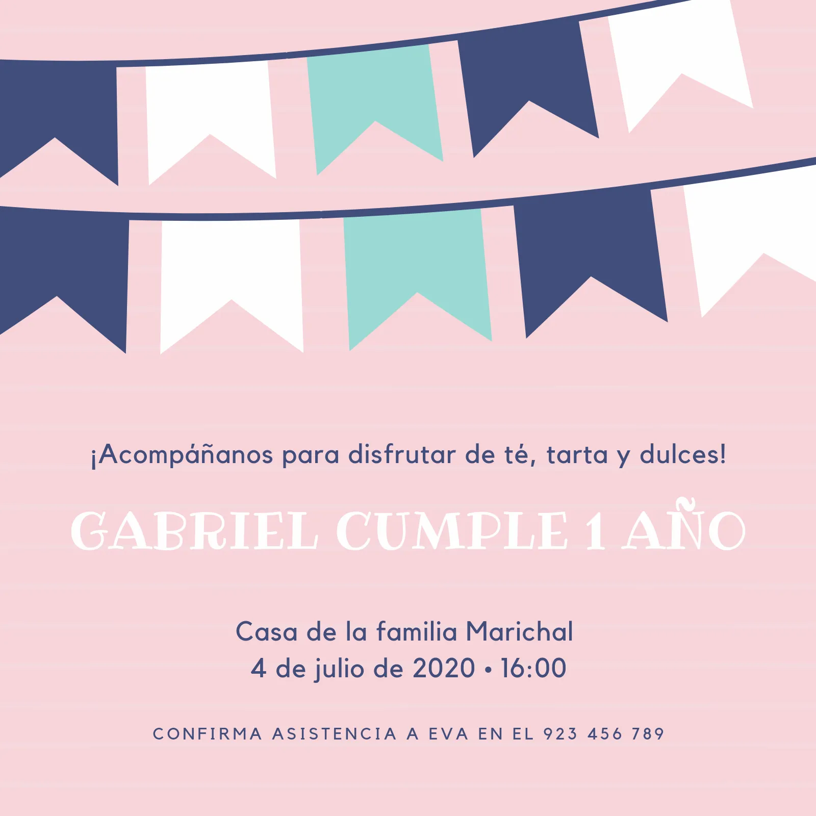 Plantillas de invitaciones a primer cumpleaños | Canva Plantillas de invitaciones a primer cumpleaños | Canva