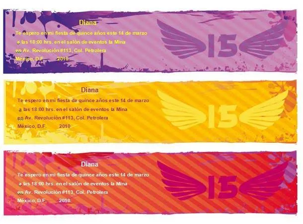 Plantillas de invitaciones para cumpleaños :: Invitación de 15 ... Plantillas de invitaciones para cumpleaños :: Invitación de 15 ...