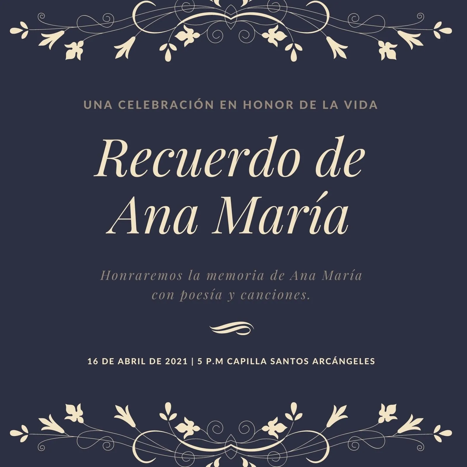 Plantillas de invitaciones a funeral gratis para editar | Canva Plantillas de invitaciones a funeral gratis para editar | Canva