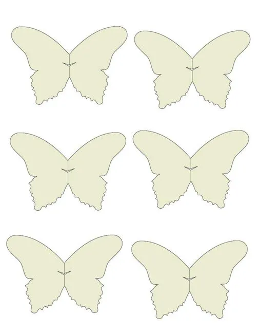 Plantillas con mariposas - Imagui