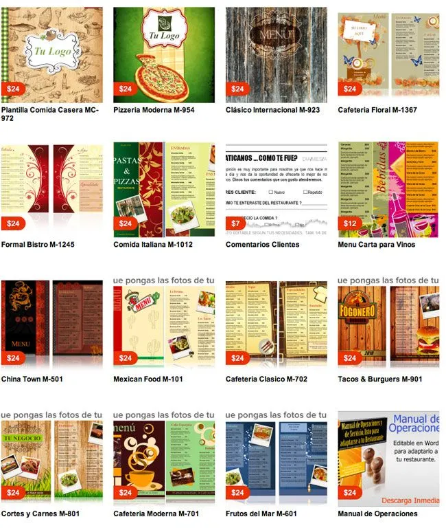 plantillas para menus de restaurantes | Menus de Restaurantes ... plantillas para menus de restaurantes | Menus de Restaurantes ...