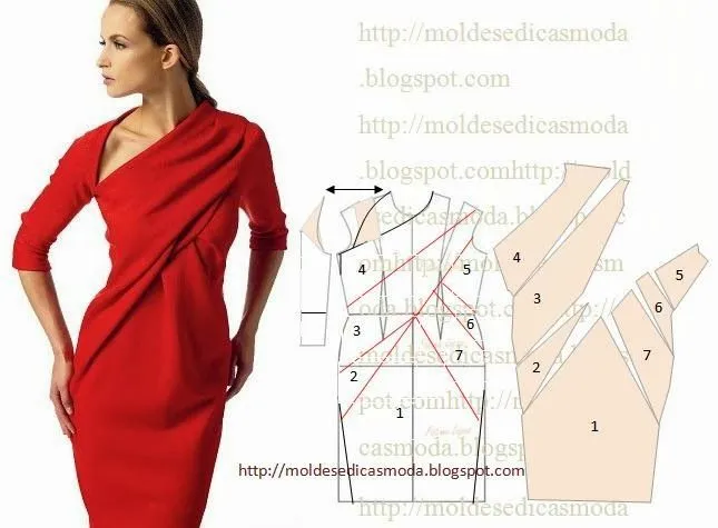 Plantillas de moda para la medida: TRANSFORMACIÓN DE VESTIDOS _57 ...