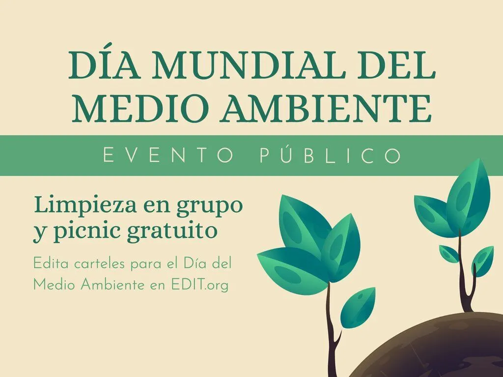 Plantillas para el Día Mundial del Medio Ambiente