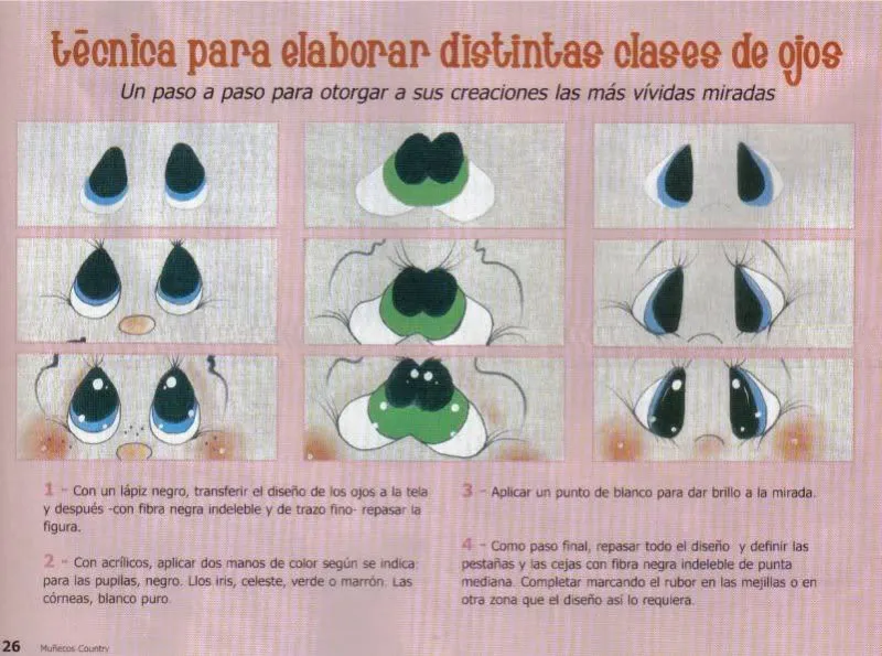 Plantillas ojos de fofuchas - Imagui