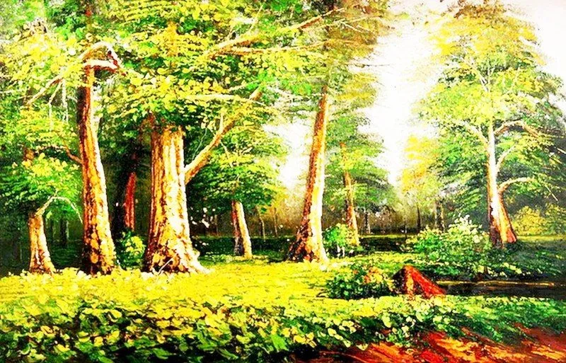 Plantillas paisajes para pintar - Imagui
