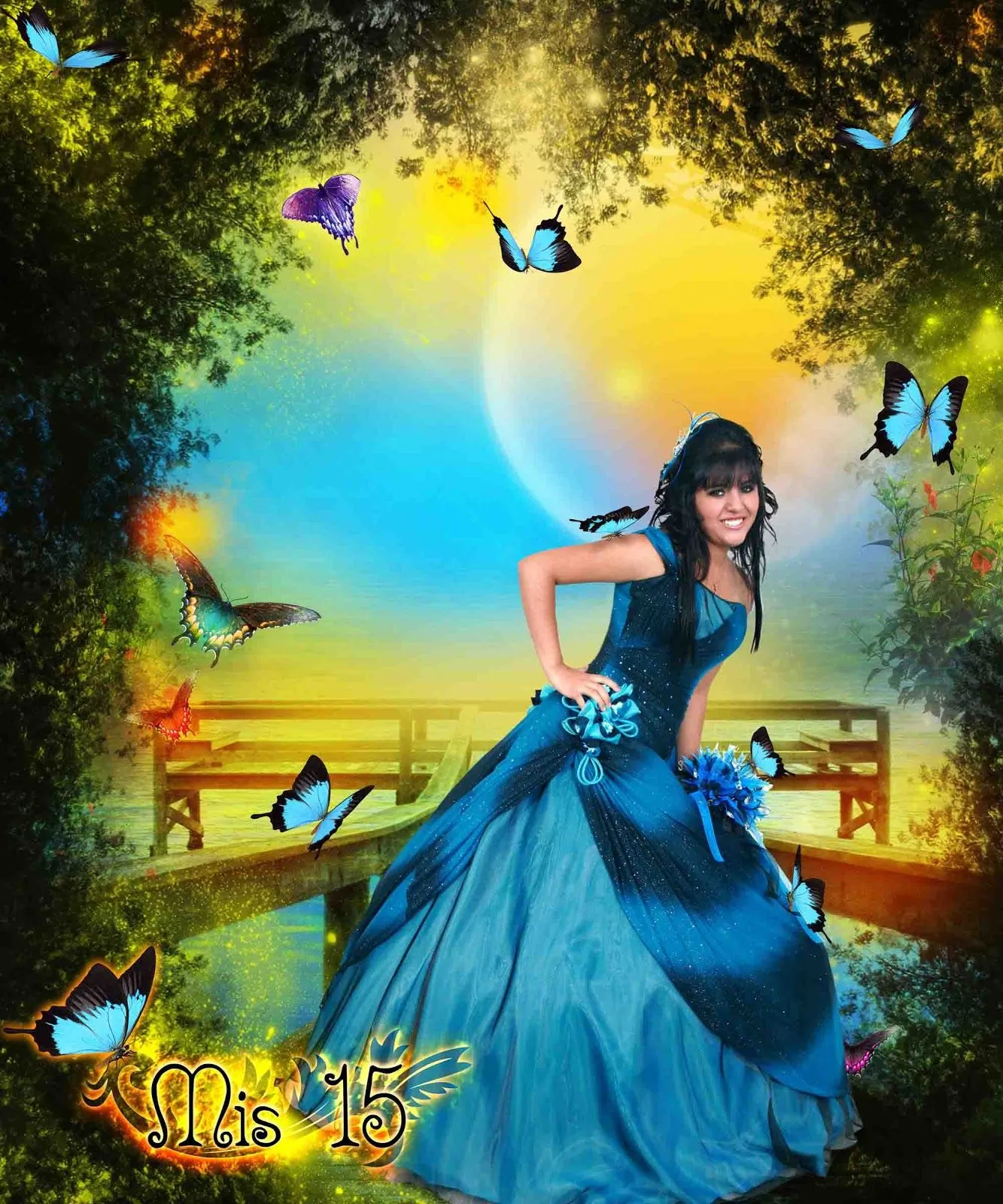 Plantillas para Photoshop 2014: Mi fantasia soñada con mariposas ... Plantillas para Photoshop 2014: Mi fantasia soñada con mariposas ...