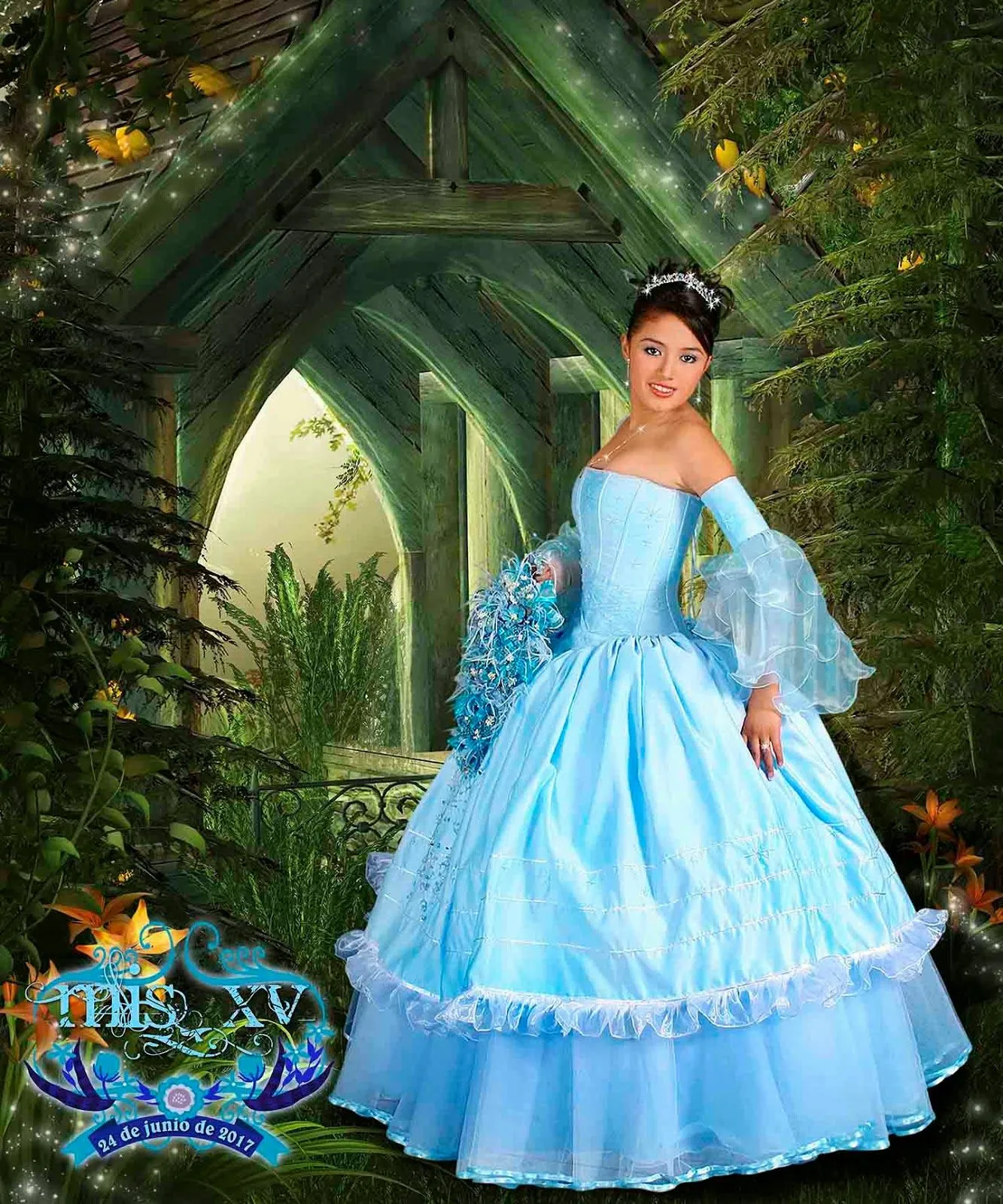 Plantillas para Photoshop 2014: Fondo para tus quinceañeras Plantillas para Photoshop 2014: Fondo para tus quinceañeras