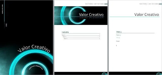 Plantillas de portadas para trabajos en word - Imagui