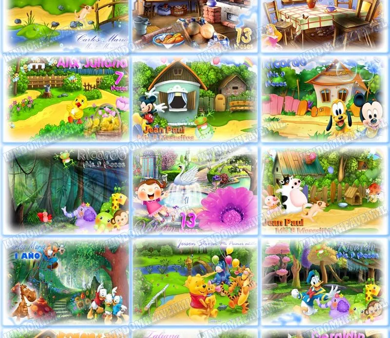 PLANTILLAS PSD PHOTOSHOP FOTOMONTAJES INFANTILES TEMPLATES ...