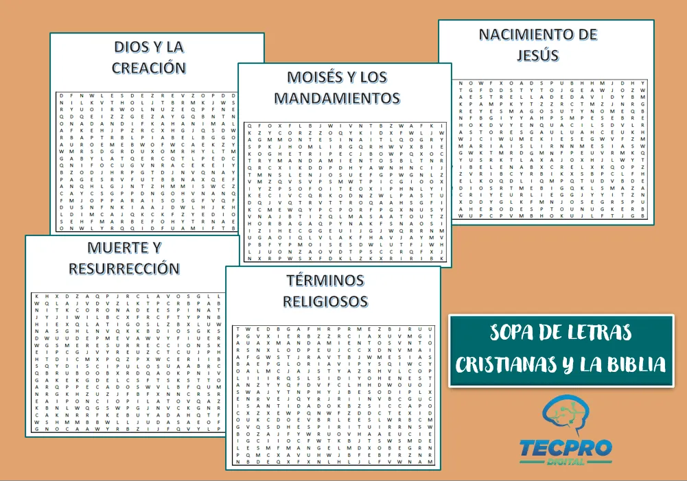 Plantillas de sopa de letras para imprimir gratis - Tecpro Digital Plantillas de sopa de letras para imprimir gratis - Tecpro Digital