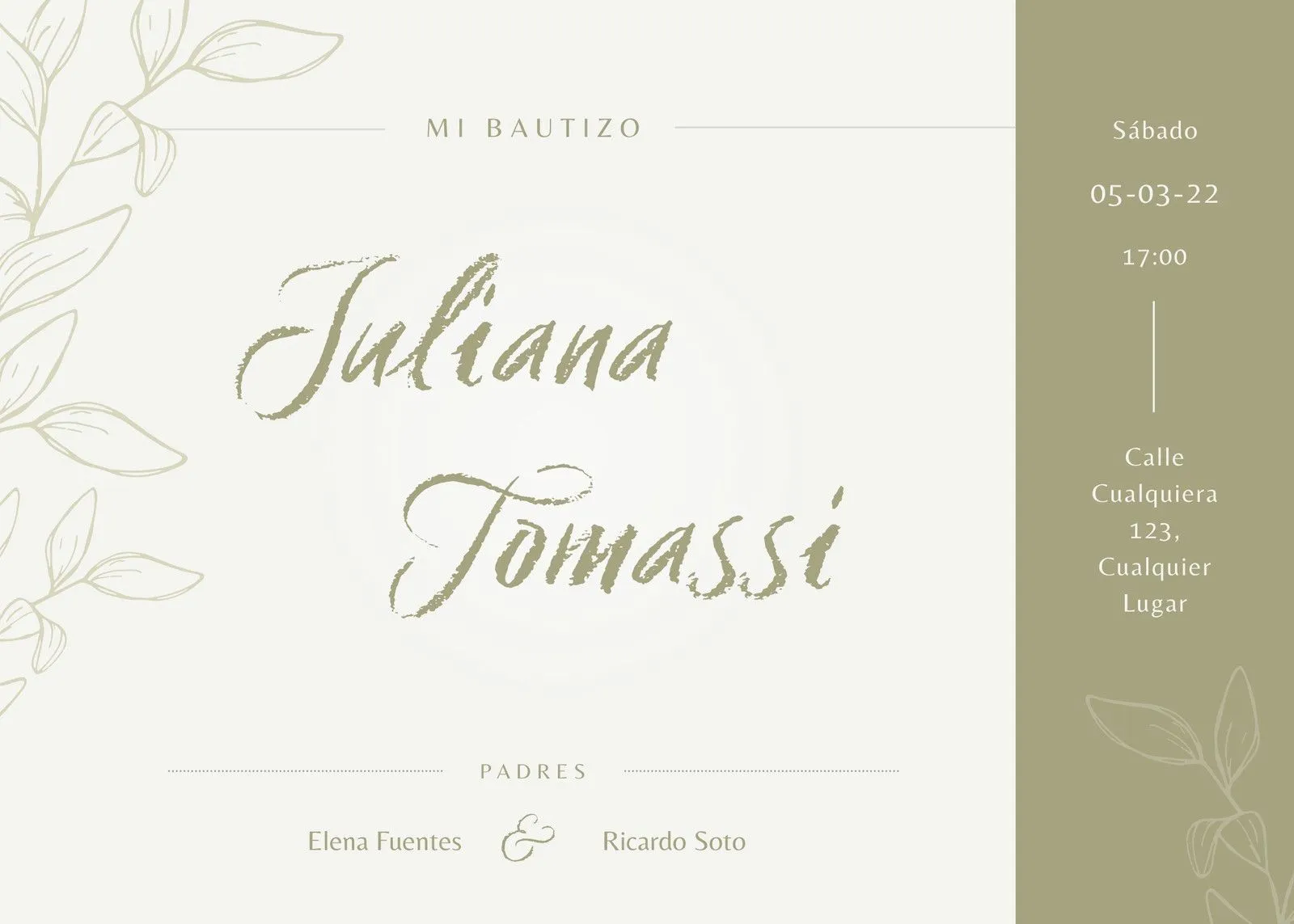 Plantillas para tarjetas de bautizo gratis | Canva Plantillas para tarjetas de bautizo gratis | Canva