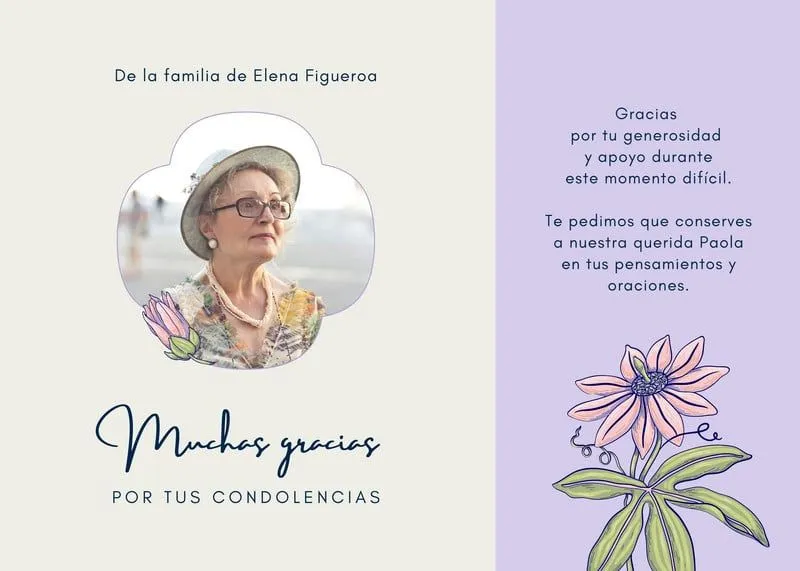 Plantillas de tarjetas de condolencias gratis para editar | Canva