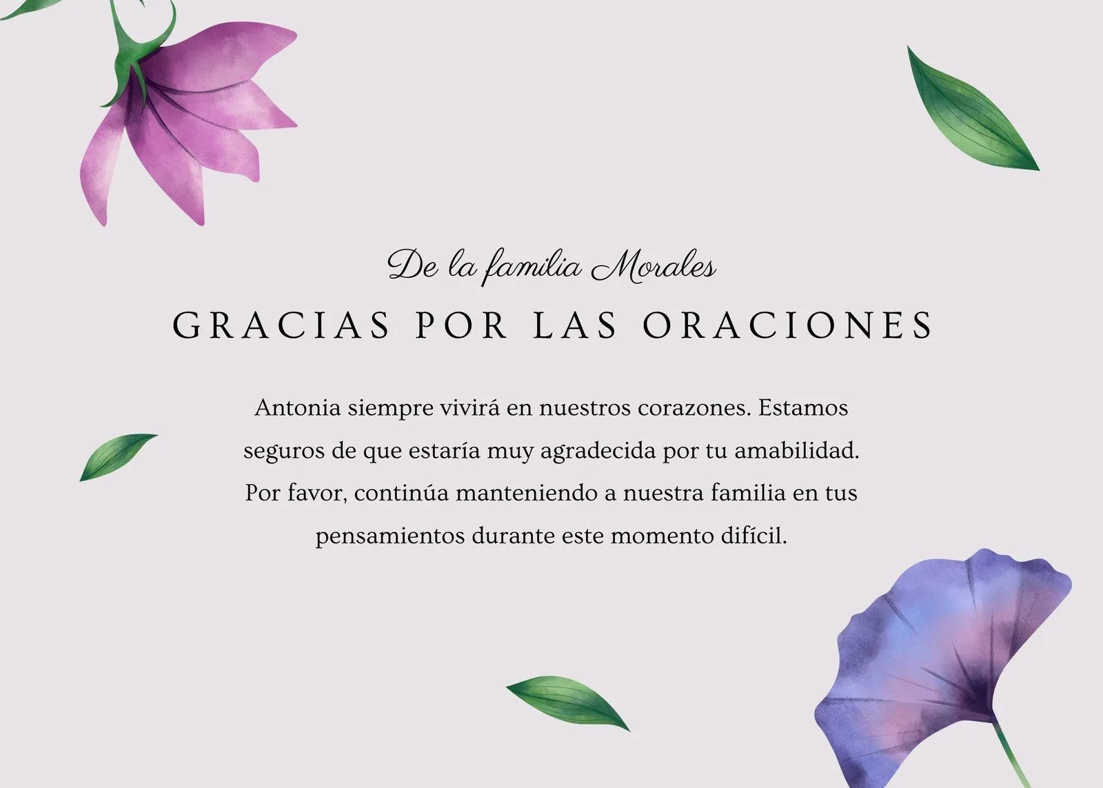 Plantillas de tarjetas de condolencias gratis para editar | Canva