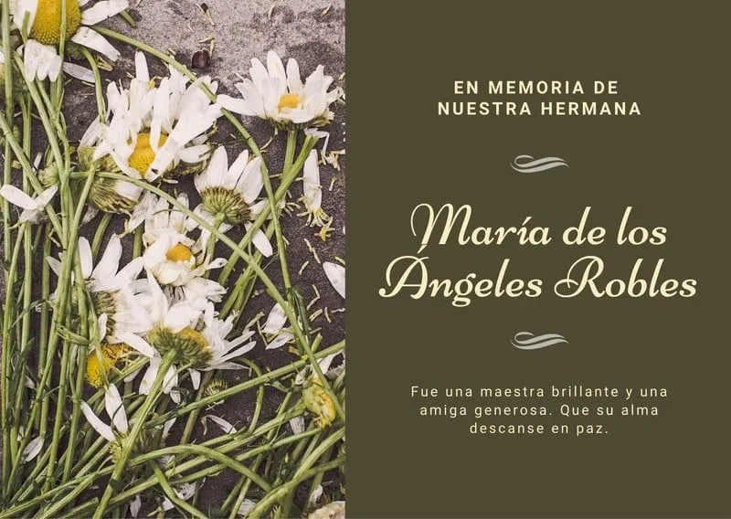 Plantillas de tarjetas para difuntos gratis | Canva