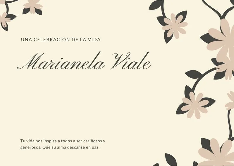 Plantillas de tarjetas para difuntos gratis | Canva Plantillas de tarjetas para difuntos gratis | Canva