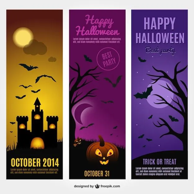 Plantillas de tarjetas para Halloween | Descargar Vectores gratis Plantillas de tarjetas para Halloween | Descargar Vectores gratis