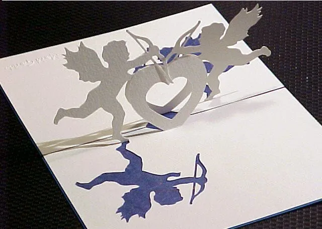Plantillas para tarjetas pop-up de San Valentín. | Ideas y ... Plantillas para tarjetas pop-up de San Valentín. | Ideas y ...