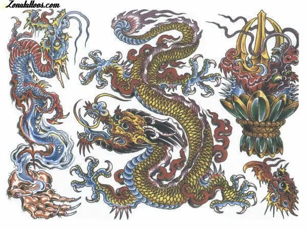 Diseño de dragones para tatuajes - Imagui