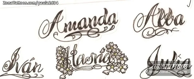 Plantillas de tatuajes con nombres - Imagui Plantillas de tatuajes con nombres - Imagui