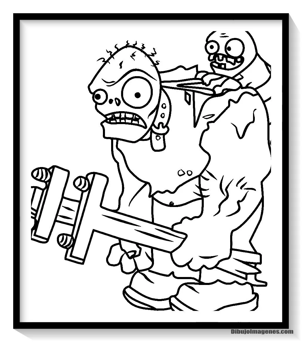 plants vs zombies para colorear descargar - Dibujo imágenes plants vs zombies para colorear descargar - Dibujo imágenes