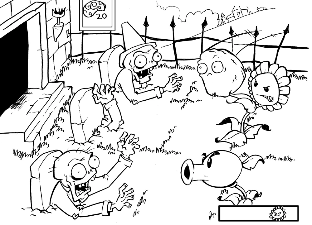 plants vs zombies coloring pages | Coloring pages | Pinterest ... plants vs zombies coloring pages | Coloring pages | Pinterest ...