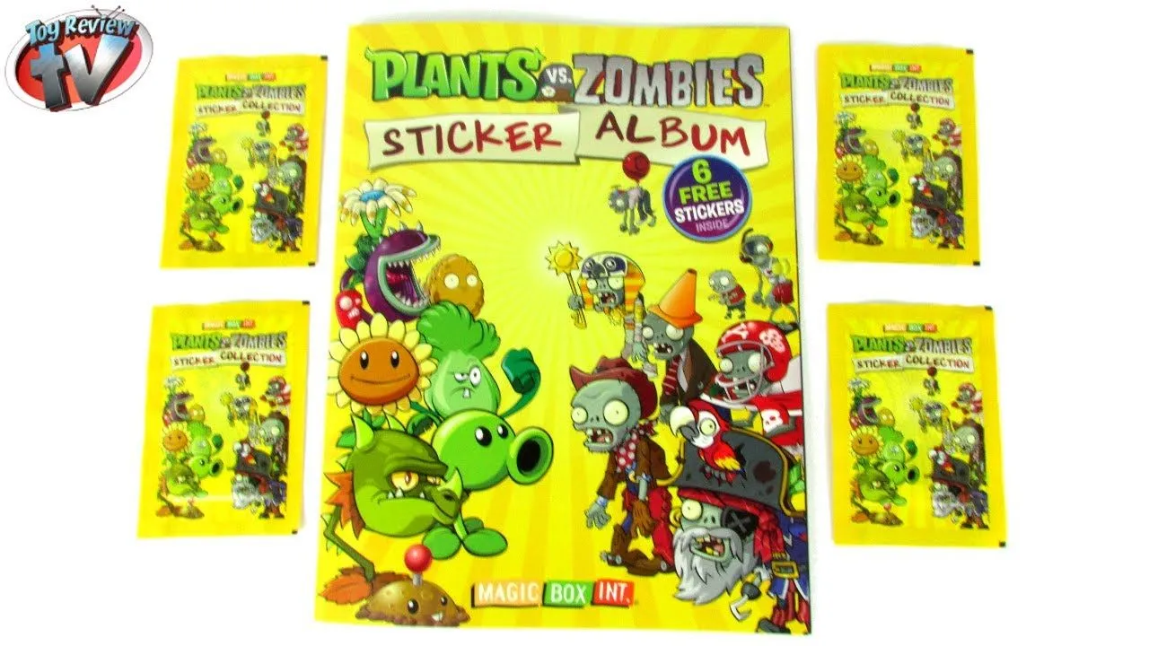 Plants Vs Zombies Official Sticker Book | Search Results | Office New