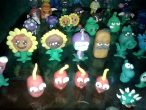 Plants vs zombies de plastilina - YouTube