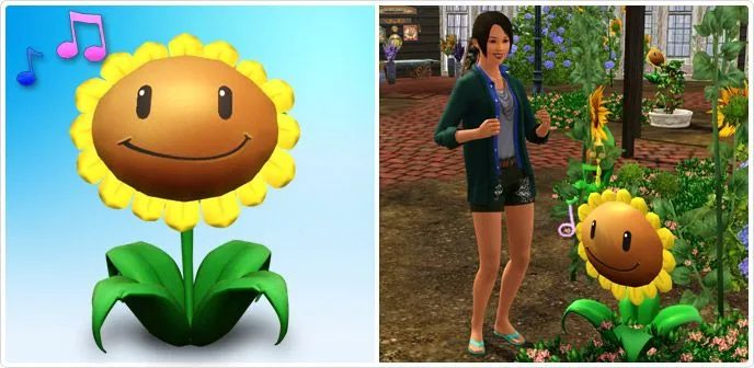 Plants vs. Zombies™ Sunflower - Store - The Sims™ 3 Plants vs. Zombies™ Sunflower - Store - The Sims™ 3