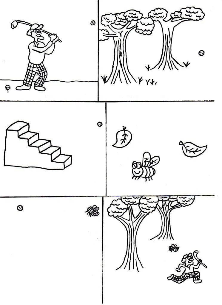 Plástica: Dibujar movimiento - Golf