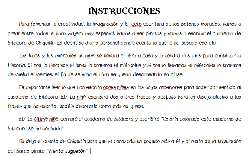 Plastificando ilusiones: Cuaderno de bitácora de Chiquitín Plastificando ilusiones: Cuaderno de bitácora de Chiquitín