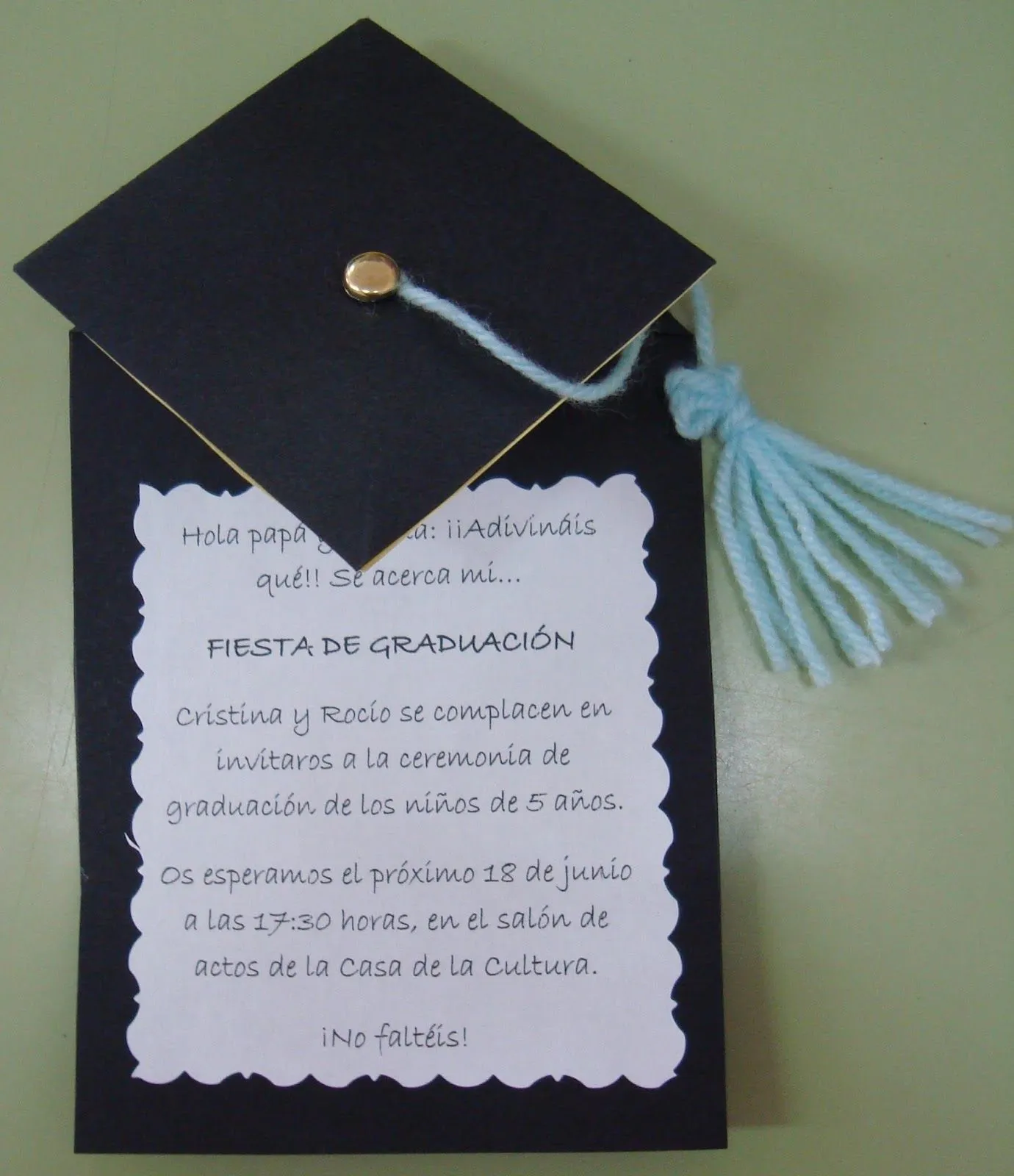 Plastificando ilusiones: Invitación graduación Plastificando ilusiones: Invitación graduación
