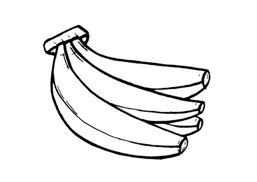 PLATANO dibujo para colorear - Imagui