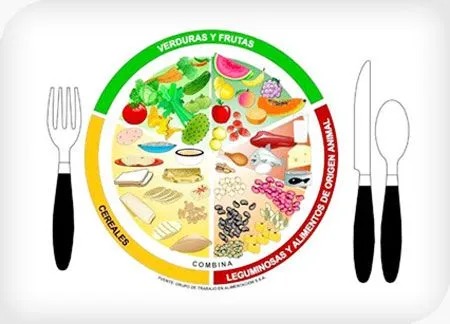 Como hacer el plato del buen comer en foami - Imagui