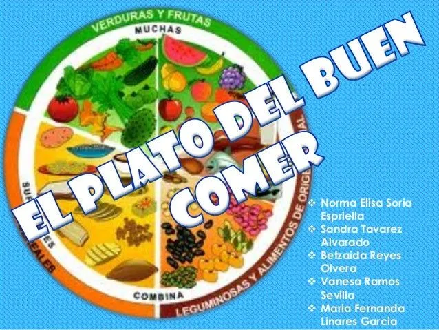 El plato del bien comer norma sandra betzaida vanesa fernanda