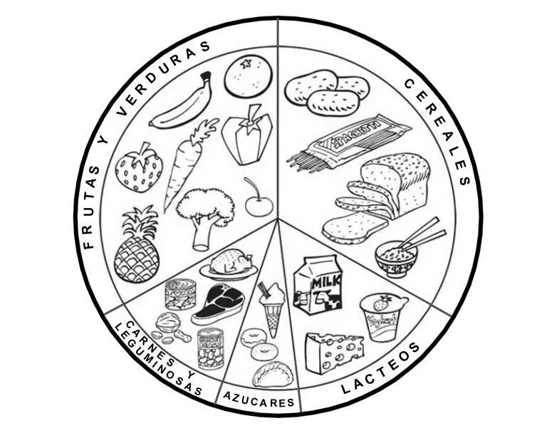 Plato del buen comer PREESCOLAR - rompecabezas en línea Plato del buen comer PREESCOLAR - rompecabezas en línea