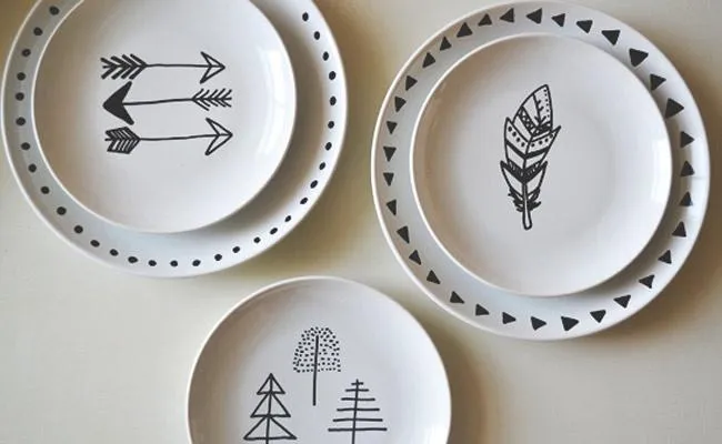 Platos con dibujos - Paperblog