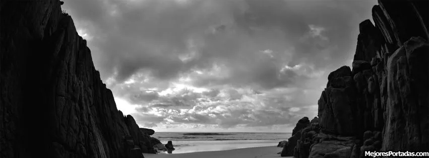 Playa blanco y negro - ÷ Las Mejores Portadas para tu perfil de ...