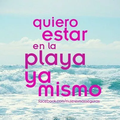 Playa! el mar y la playa me relajan | vacaciones | Pinterest | Mars